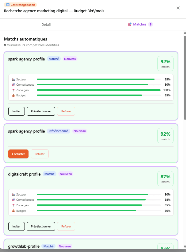 Smart Matching screenshot